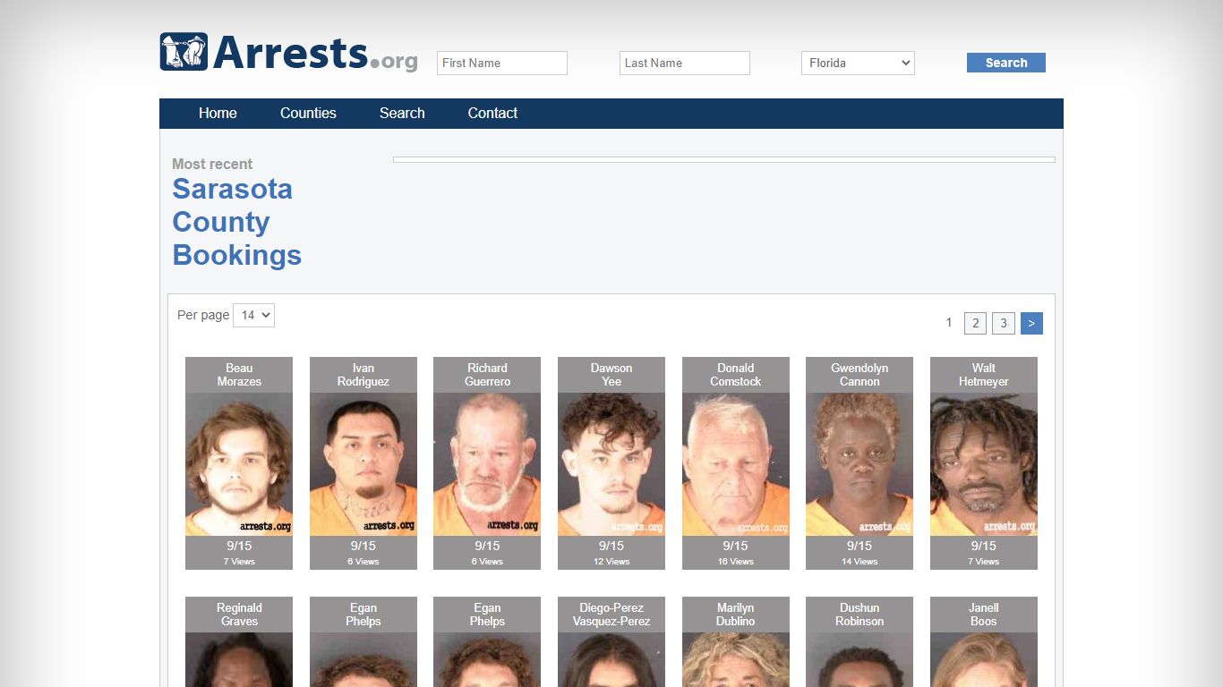 Sarasota County Arrests and Inmate Search